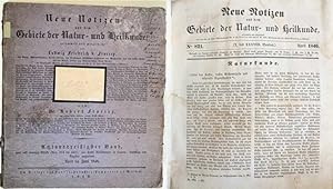 Neue Notizen aus dem Gebiete der Natur- und Heilkunde. 38. Band, Nr. 815-835, April bis Juni 1846...