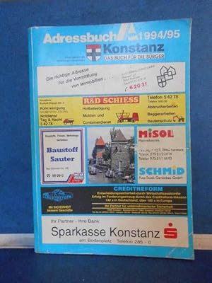 Adressbuch Konstanz 1994/95 und der Nachbargemeinden Allensbach Reichenau