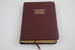 Santa Biblia/Holy Bible NIV Bilingual English/Spanish Holman Burgundy Imitation Leather