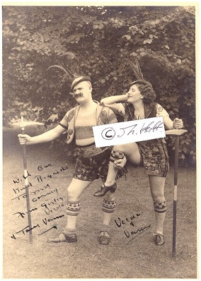 Englisches Variete-Zirkus um 1935, Veeda (Velda) & Tony Vany ?