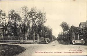 Ansichtskarte / Postkarte Vaucresson Hauts de Seine, Avenue de la Feuillaume et Avenue Clarisse