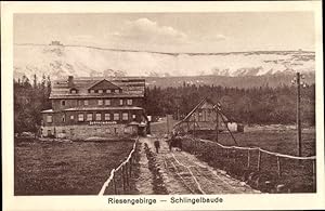 Ansichtskarte / Postkarte Riesengebirge, Schlingelbaude