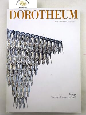 Dorotheum Design Tuesday 13 November 2007. Katalog.