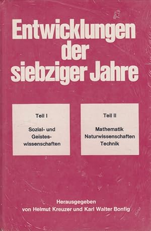 Imagen del vendedor de Entwicklungen der siebziger Jahre : Studien aus der Gesamthochschule Siegen. Im Auftr. d. Forschungsinst. fr Geistes- u. Sozialwiss. d. Gesamthochsch. Siegen a la venta por Versandantiquariat Nussbaum