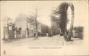 Ansichtskarte / Postkarte Vaucresson Hauts de Seine, Route de Rocquencourt