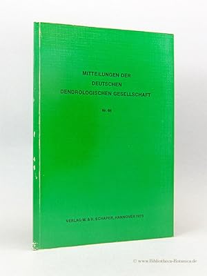 Bild des Verkufers fr Mitteilungen der Deutschen Dendrologischen Gesellschaft. Nr. 66. zum Verkauf von Bibliotheca Botanica