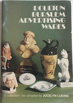 Immagine del venditore per Doulton Burslem Advertising Wares (Doulton collectables series) venduto da Chris Barmby MBE. C & A. J. Barmby