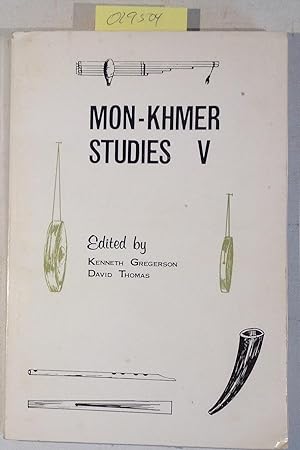 Bild des Verkufers fr Mon-Khmer Studies V zum Verkauf von Antiquariat Trger