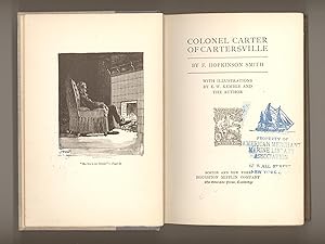 Colonel Carter of Cartersville by F. Hopkinson Smith 1891 Humorous Dialect Novel of Virginia. 189...