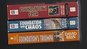 Bild des Verkufers fr Second Foundation Trilogy: Foundation's Fear; Foundation and Chaos; Foundation's Triumph; -(continued from the original series by Isaac Asimov)- zum Verkauf von Nessa Books