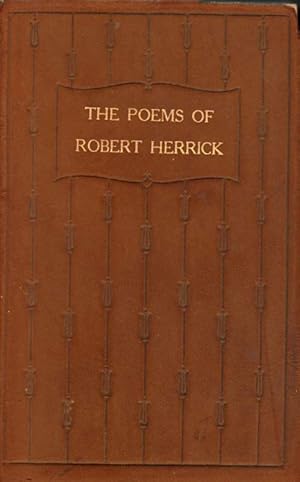 Bild des Verkufers fr The poems of Robert Herrick. zum Verkauf von Versandantiquariat Boller