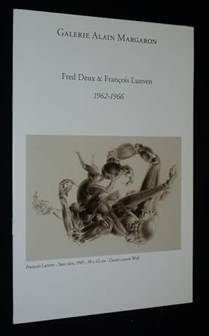 Image du vendeur pour Pointes extrmes : Dessins de Fred Deux & Franois Lunven, 1962-1966 (Invitation au vernissage de la Galerie Alain Margaron - 23 novembre 2006) mis en vente par Abraxas-libris