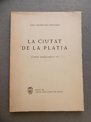 Imagen del vendedor de LA CIUTAT DE LA PLATJA. a la venta por Auca Llibres Antics / Yara Prez Jorques