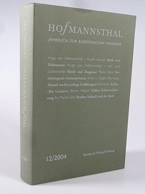 Bild des Verkufers fr Hofmannsthal - Jahrbuch zur Europischen Moderne 12. zum Verkauf von Antiquariat Dorner