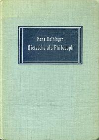 Bild des Verkufers fr Nietzsche als Philosoph. zum Verkauf von Bcher Eule