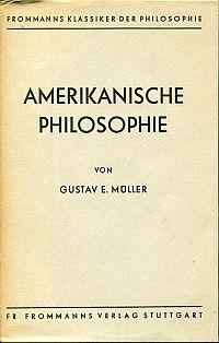 Bild des Verkufers fr Amerikanische Philosophie. zum Verkauf von Bcher Eule