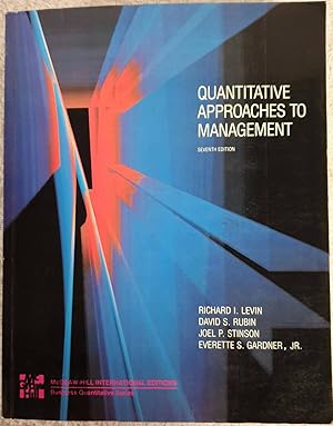 Seller image for Quantitative Approaches to Management for sale by Los libros del Abuelo