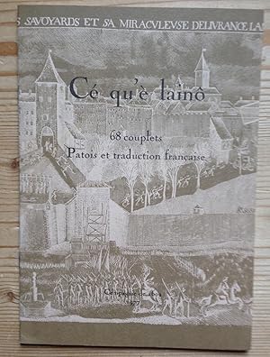 Seller image for Deux brochures: L'Escalade - Histoire de la miraculeuse dlivrance de Genve 11-12 dcembre 1602 etC qu' lain. 68 couplets patois et traduction franaise for sale by ShepherdsBook