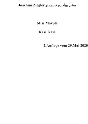 Bild des Verkufers fr Miss Marple Kess Ks 2.Auflage vom 29.Mai 2020 zum Verkauf von AHA-BUCH GmbH