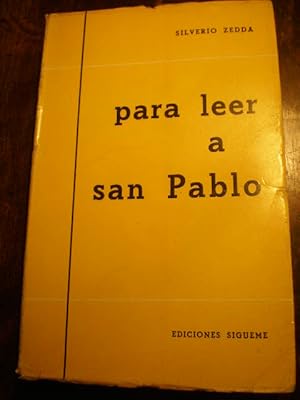 Imagen del vendedor de Para leer a San Pablo a la venta por Librera Antonio Azorn