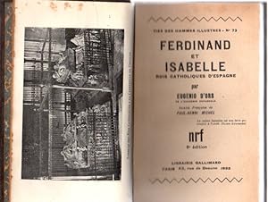 Bild des Verkufers fr Ferninand et Isabelle. Rois catholiques d'espagne . zum Verkauf von Librera Astarloa