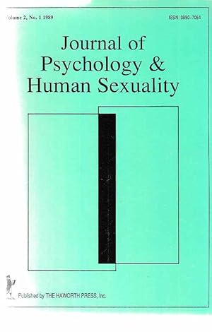 Seller image for Volume 2; No. 1. 1989. Journal of Psychology and Human Sexuality. for sale by Fundus-Online GbR Borkert Schwarz Zerfa