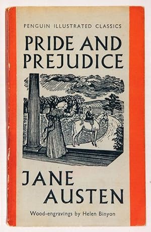 Pride & Prejudice Jane Austen 1938 Illustrated Book Postcard