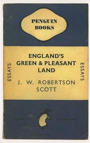 Englands Green & Pleasant Land JW Robertson Scott 1947 Book Postcard