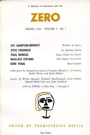 Bild des Verkufers fr ZERO : SPRING 1956. VOLUME 2 NUMBER 7 zum Verkauf von Studio Books