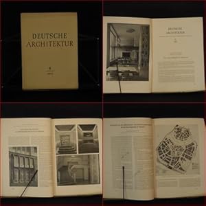 Deutsche Architektur. Herausgeber: Deutsche Bauakademie, Berlin, Bund deutscher Architekten. Vier...