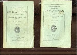 Bild des Verkufers fr Confrences du Rvrend Pre de Ravignan de la Compagnie de Jsus - Confrences prches  Notre Dame de Paris de 1837 a 1846 - En deux tomes - Tomes 1 + 2 - 2e dition. zum Verkauf von Le-Livre