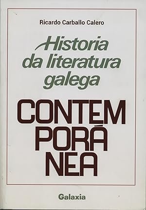 Seller image for Historia da literatura galega contempornea for sale by Imosver