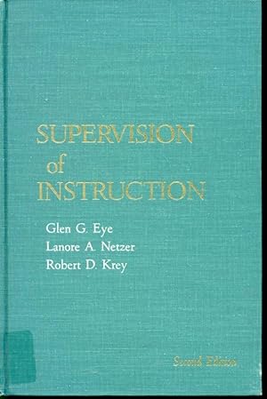 Seller image for Supervision of Instruction for sale by Librairie Le Nord