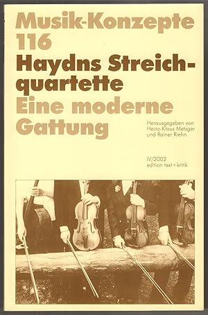 Image du vendeur pour Haydns Streichquartette. Eine moderne Gattung. mis en vente par Antiquariat Neue Kritik