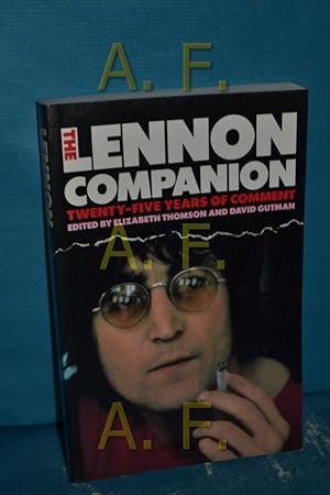 Bild des Verkufers fr The Lennon Companion: Twenty-Five Years of Comment zum Verkauf von Antiquarische Fundgrube e.U.