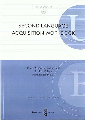 Imagen del vendedor de Second language acquisition workbooK a la venta por Imosver