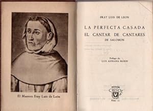 Bild des Verkufers fr La perfecta casada/El cantar de Cantares de Salomon . zum Verkauf von Librera Astarloa