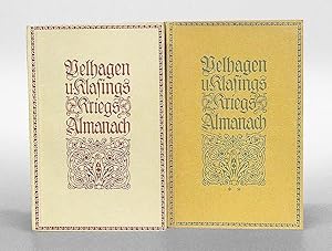 Velhagen und Klasings Kriegs-Almanach 1916 und 1917. 2 Bde. Herausgegeben von der Schriftleitung ...