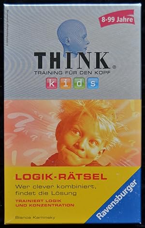 Bild des Verkufers fr Think kids - Logik-Rtsel zum Verkauf von Alte Spiele  Modernes Spiele-Antiquariat