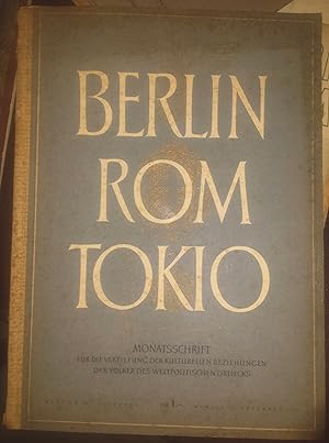 Berlin RomTokio: Monatsschrift fur die Vertiefung der kulturellen Beziehungen der Volker des welt...
