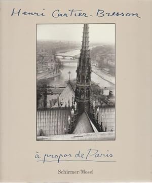 Imagen del vendedor de Henri Cartier Bresson.  propos de Pars a la venta por Librera Cajn Desastre