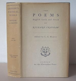 The Poems, English Latin and Greek, of Richard Crashaw.