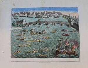 LE TRIOMPHE DE LA RIVIERE A ROUEN L'AN 1550.