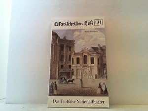 Bild des Verkufers fr Das Teutsche Nationaltheater. (Eckartschriften Heft 131). zum Verkauf von Antiquariat Uwe Berg