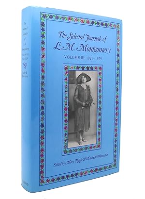 Immagine del venditore per SELECTED JOURNALS OF L. M. MONTGOMERY, VOL. 3 venduto da Rare Book Cellar