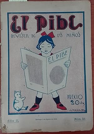 El Pibe. Año II.- N°56. Santiago, 4 de agosto de 1924. Revista de los niños. Director H. Alzamora B.