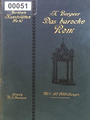 Seller image for Das barocke Rom. for sale by books4less (Versandantiquariat Petra Gros GmbH & Co. KG)