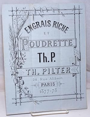 Engraisriche et Poudrette [cover]; Traite' des Engrais [titlepage]