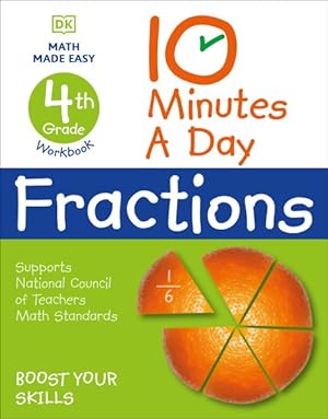 Imagen del vendedor de 10 Minutes a Day Fractions, 4th Grade a la venta por GreatBookPrices