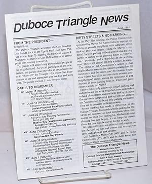 Image du vendeur pour Duboce Triangle News: June 1989 mis en vente par Bolerium Books Inc.
